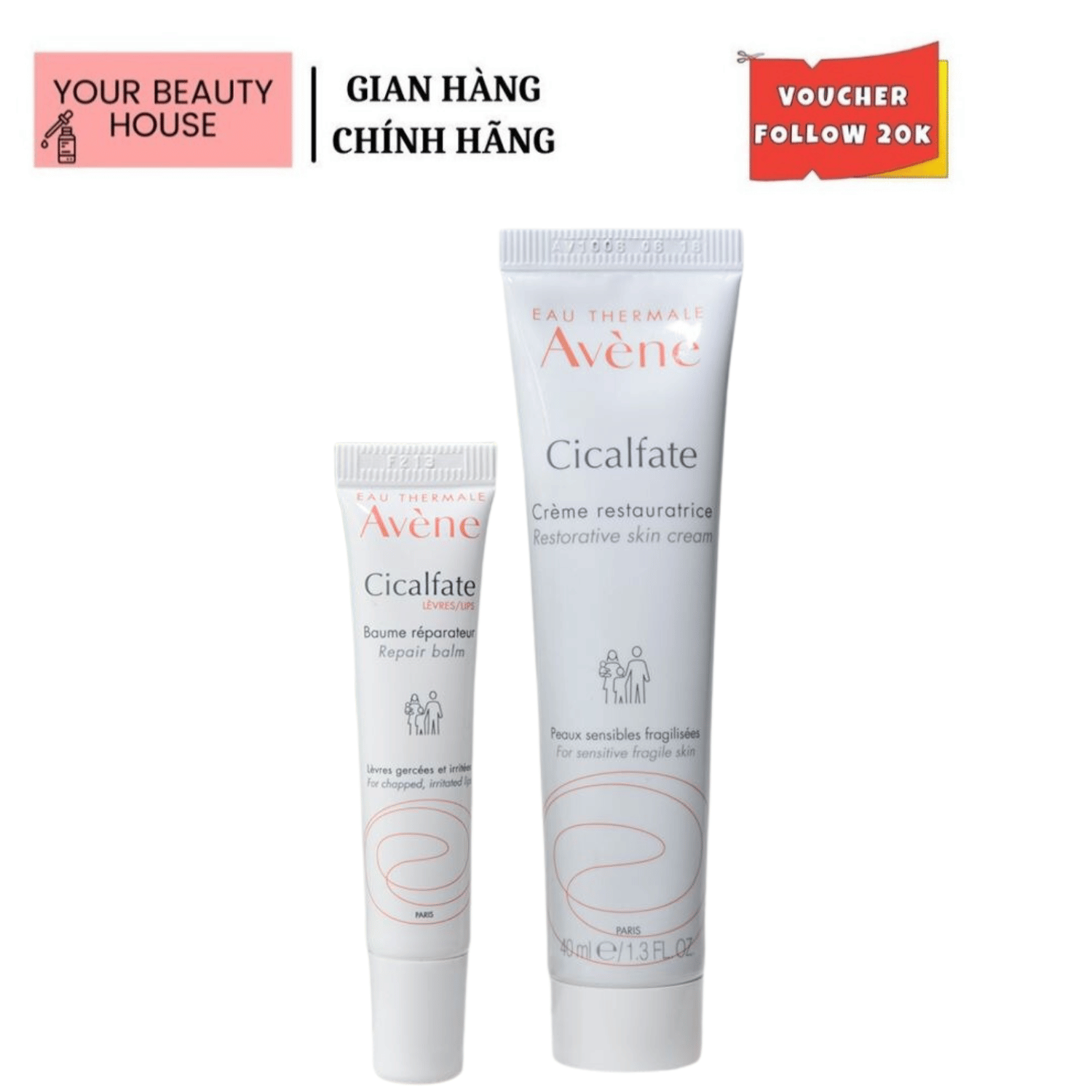 Kem dưỡng Avene Cicalfate liền sẹo mờ vết thâm