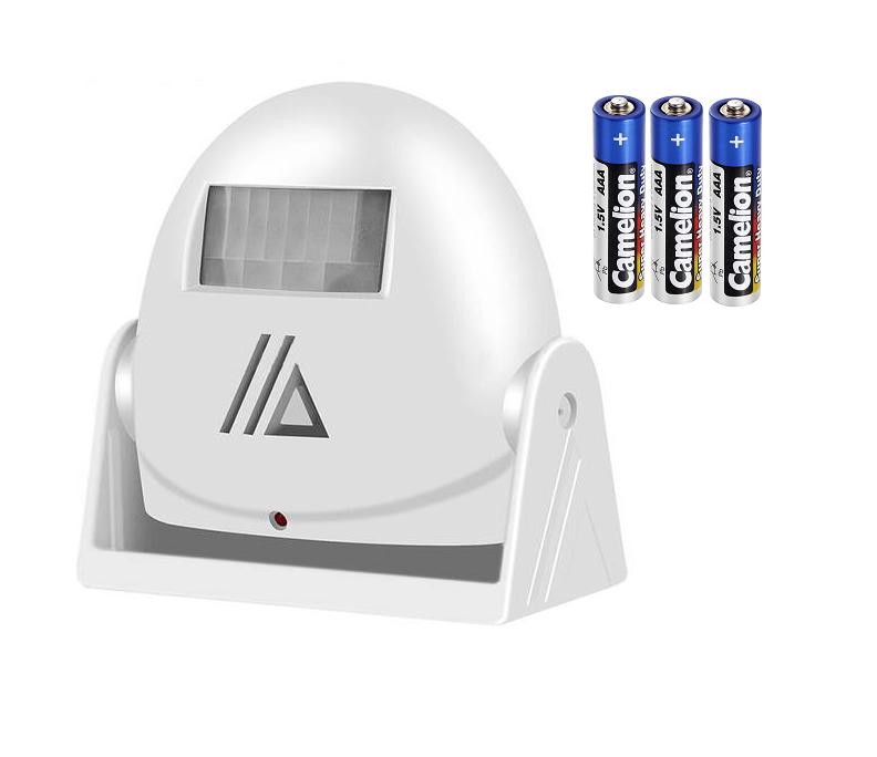 Chuông Cửa Báo Động Kiêm Báo Khách Hồng Ngoại HT2A Tặng Kèm 3 Viên Pin 1.5V