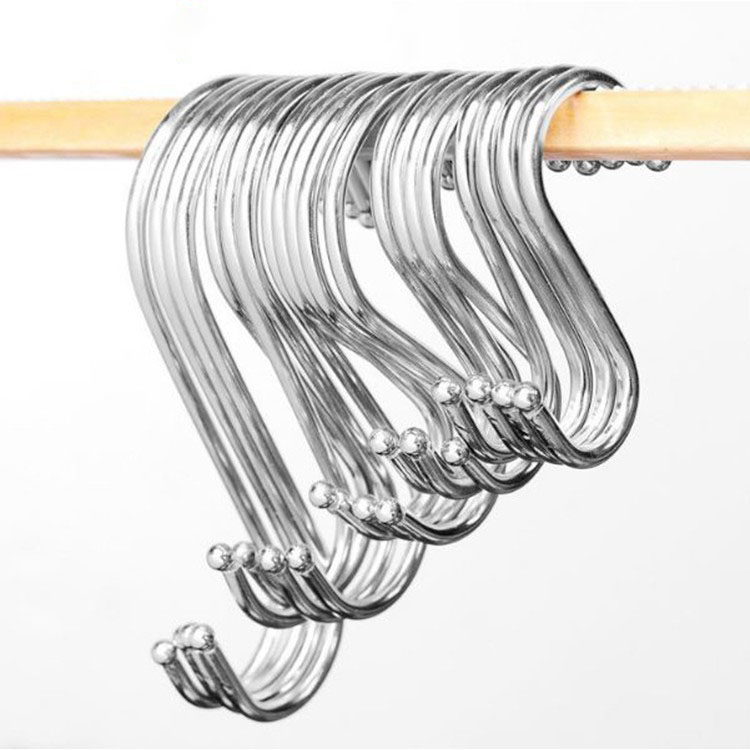 Móc chữ S treo đồ tiện dụng size 8cm và 10cm