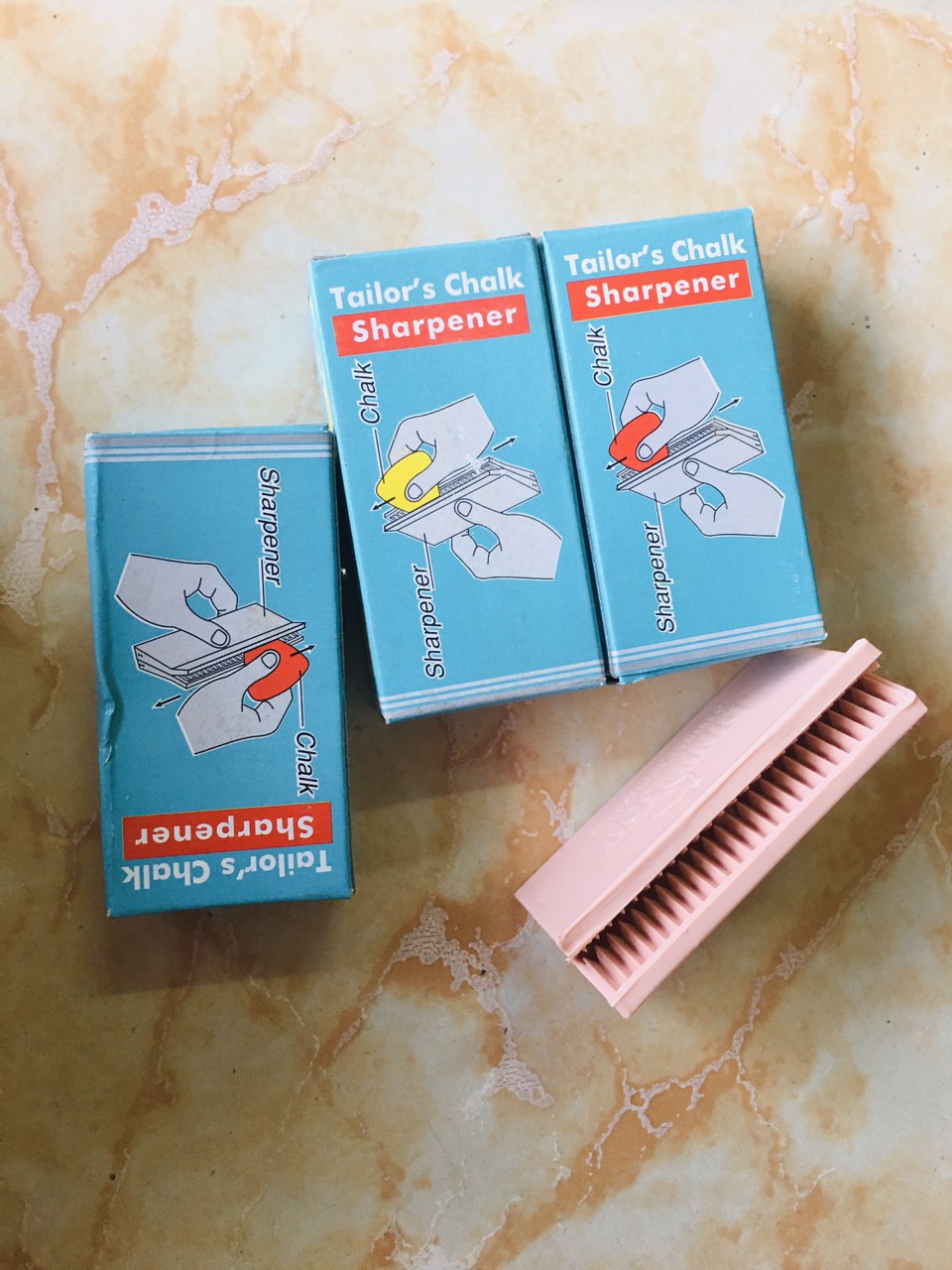 Dụng cụ mài phấn may, gọt phấn vẽ may mặc