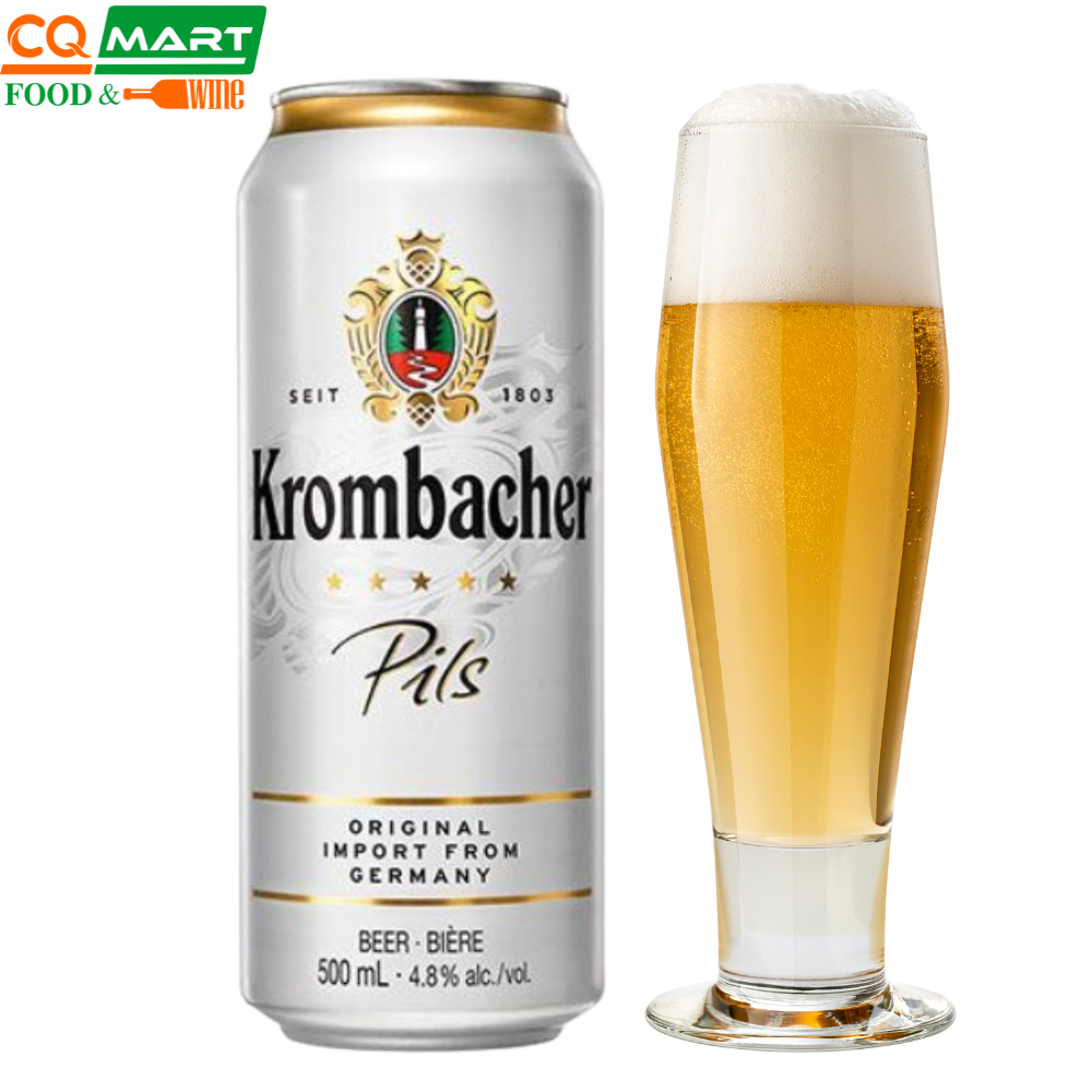 Bia Krombacher PILS 4.8% Lon 500ml