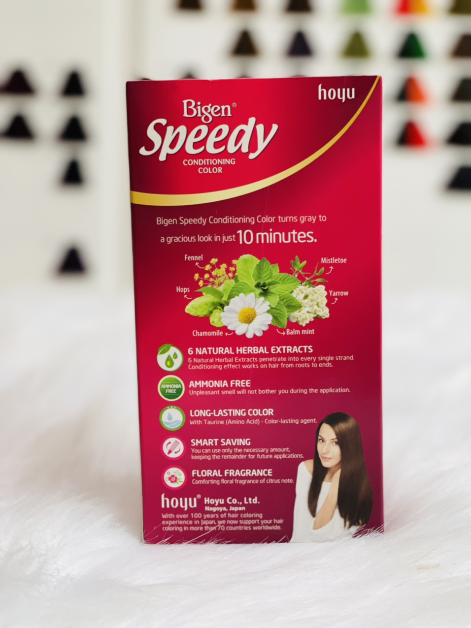 Thuốc nhuộm tóc (PHỦ BẠC 100%) cao cấp Bigen Speedy conditioning color