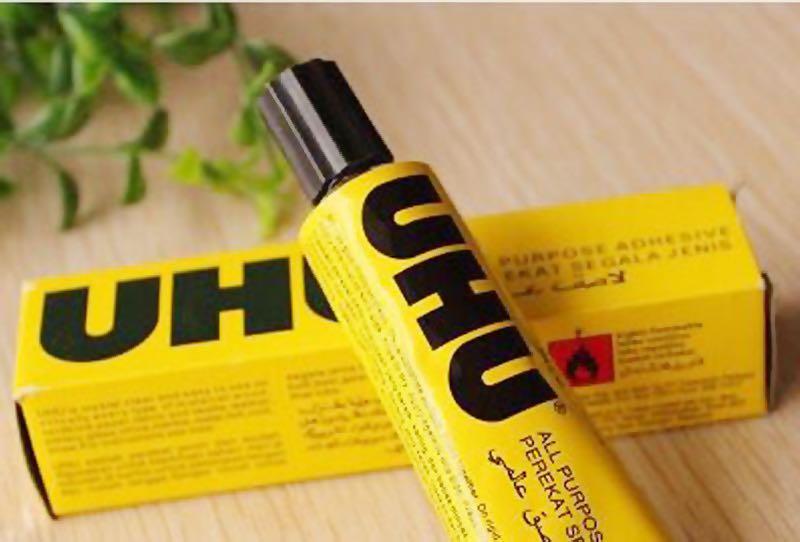 Keo UHU dán que kem - bìa mô hình - vải - UHU dễ sử dụng độ dính cao an toàn cho sức khỏe
