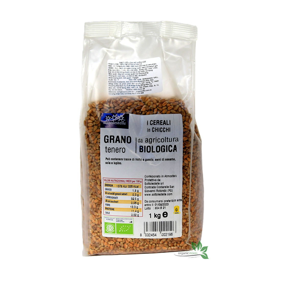 Grain Wheat organic dmbio 1000gr