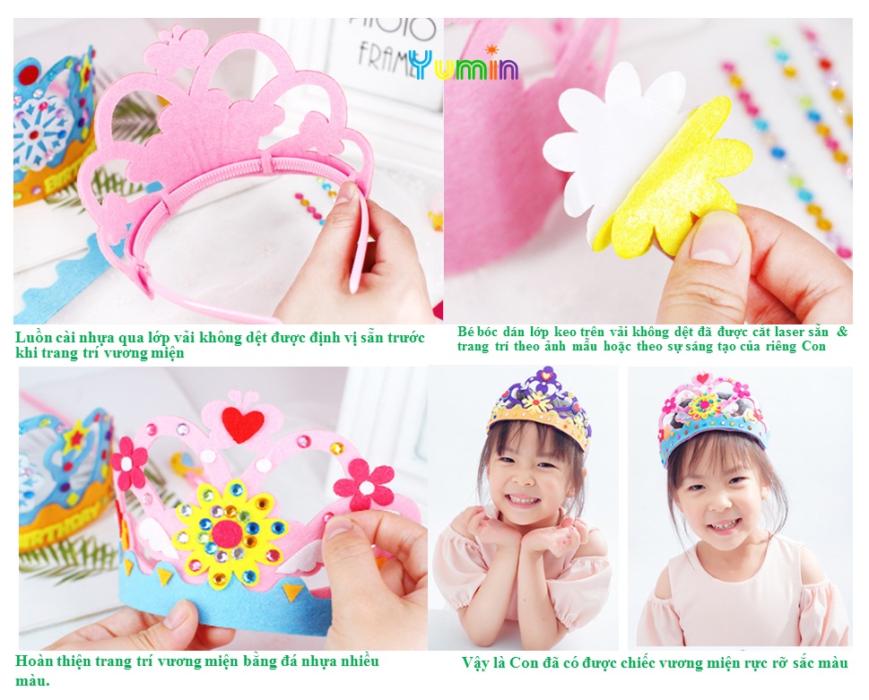 Vương miện thủ công cho bé tự làm (HCM)