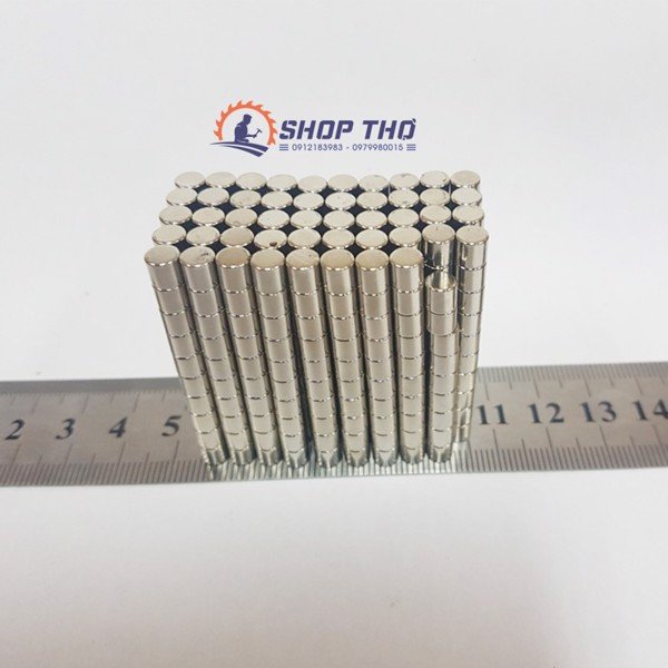 Nam Châm Hạt Tròn D5*5Mm (30 Viên)