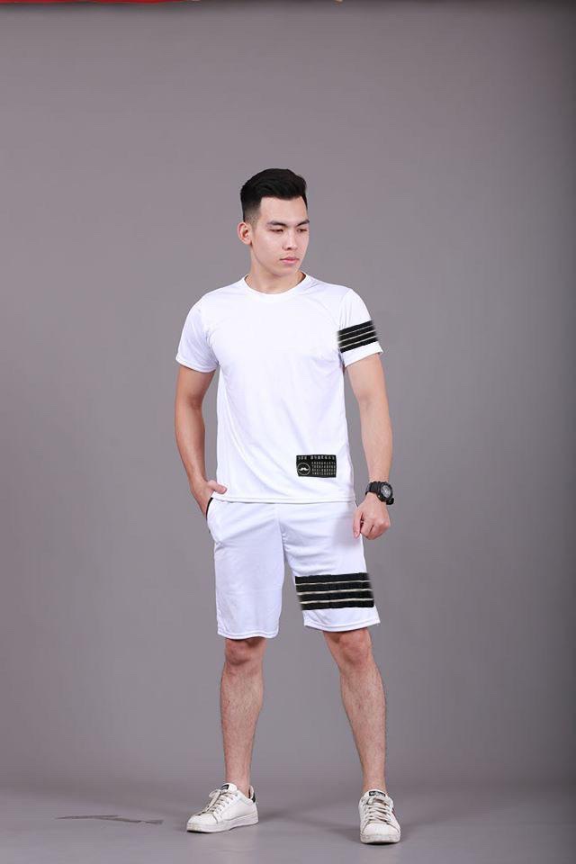 Set đồ bộ áo thun nam quần short thể thao