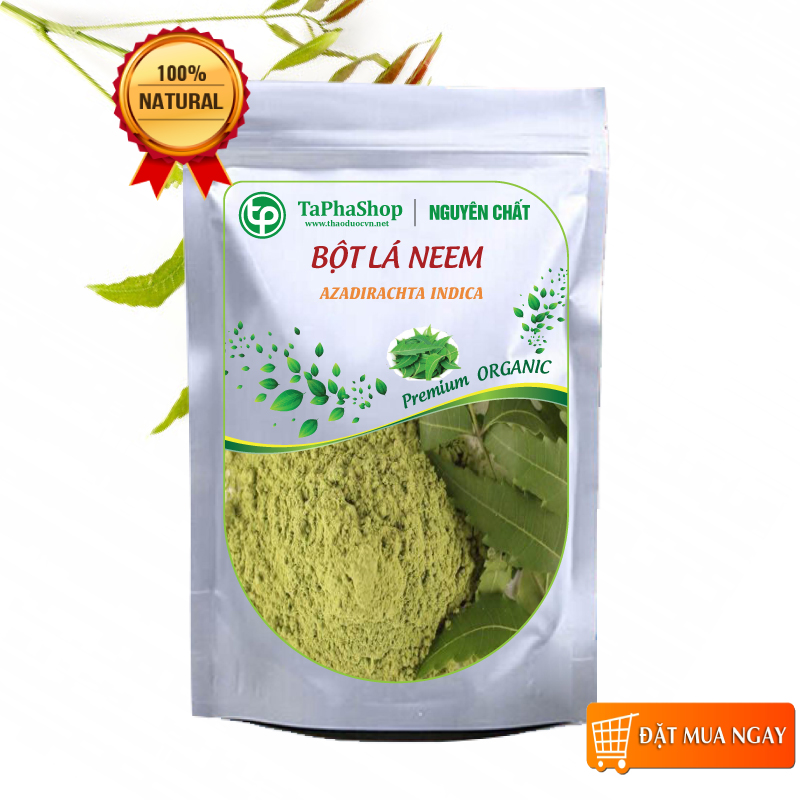 Bột lá neem ấn độ nguyên chất 200g