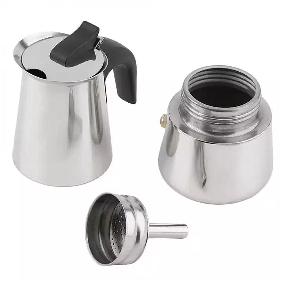 Ấm pha cà phê Moka Express Inox | 2 cup, 4 cup, 6 cup và 9 cup