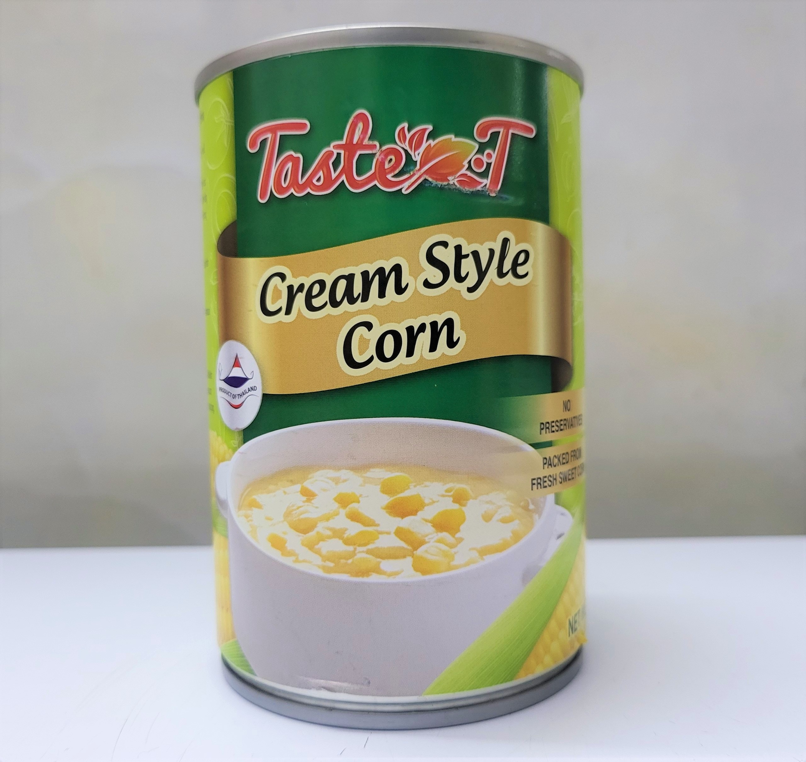 [Hộp 425g] BẮP KEM [Thailand] TASTE-T Cream Style Corn (halal) (pkg)