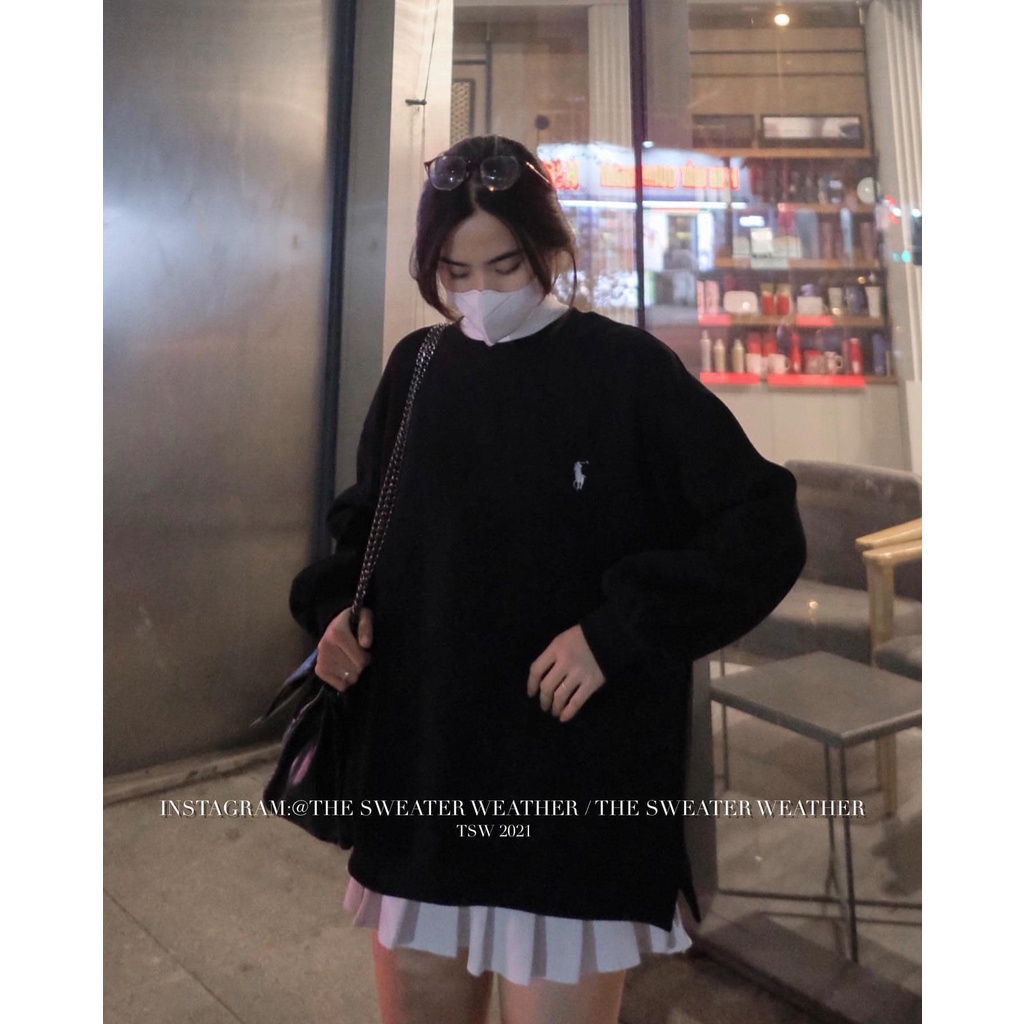 Áo Sweater Nỉ In Logo Mini Samsam4896