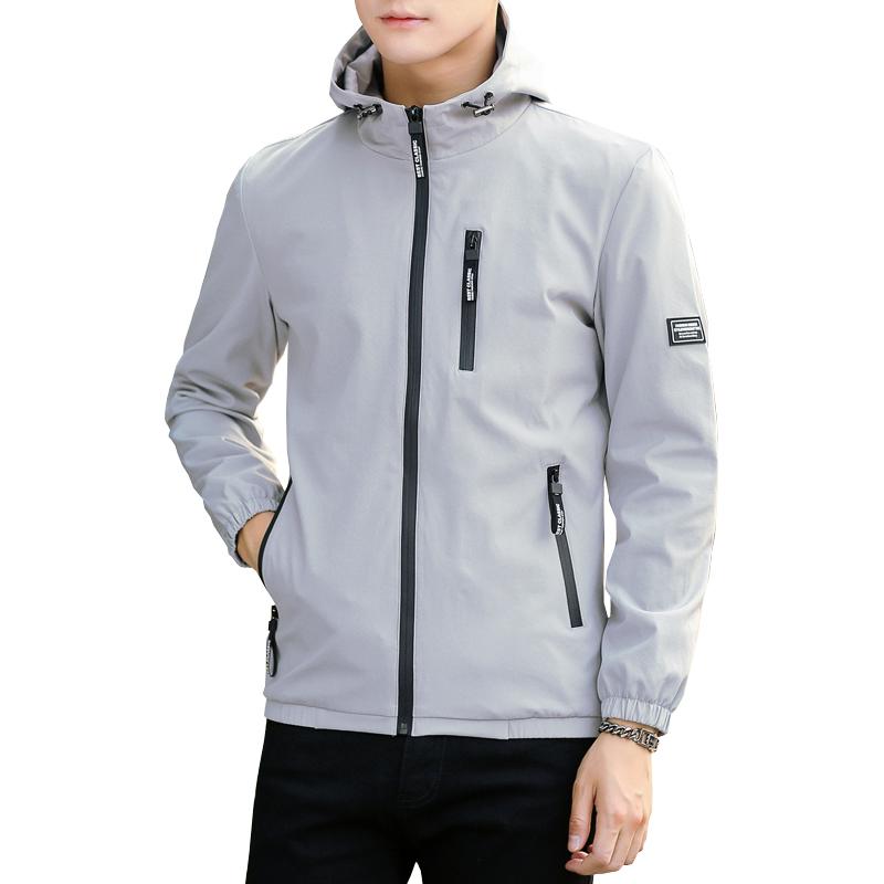 Áo Khoác dù nam có nón hàn quốc Khavi NB19 (XANH ĐEN)