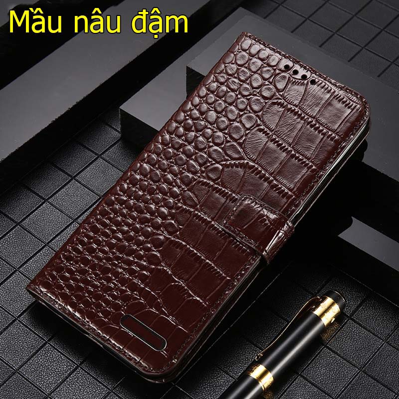bao da iPhone 14 pro max dạng ví da thật sang trọng