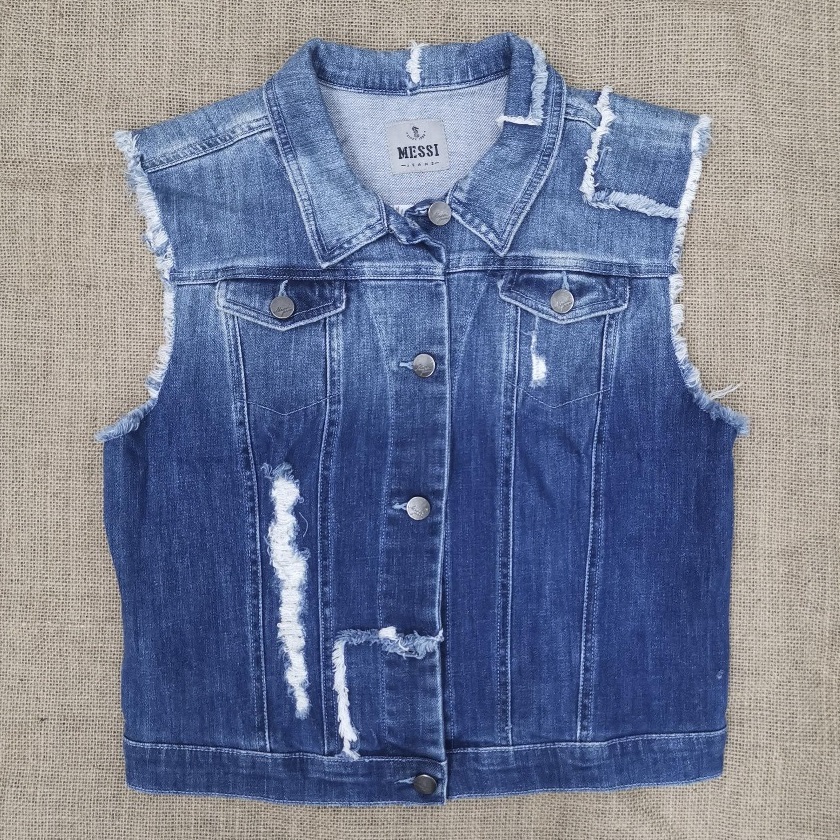 ÁO KHOÁT SÁT NÁCH JEANS NỮ - SJW154 (GI-LÊ)