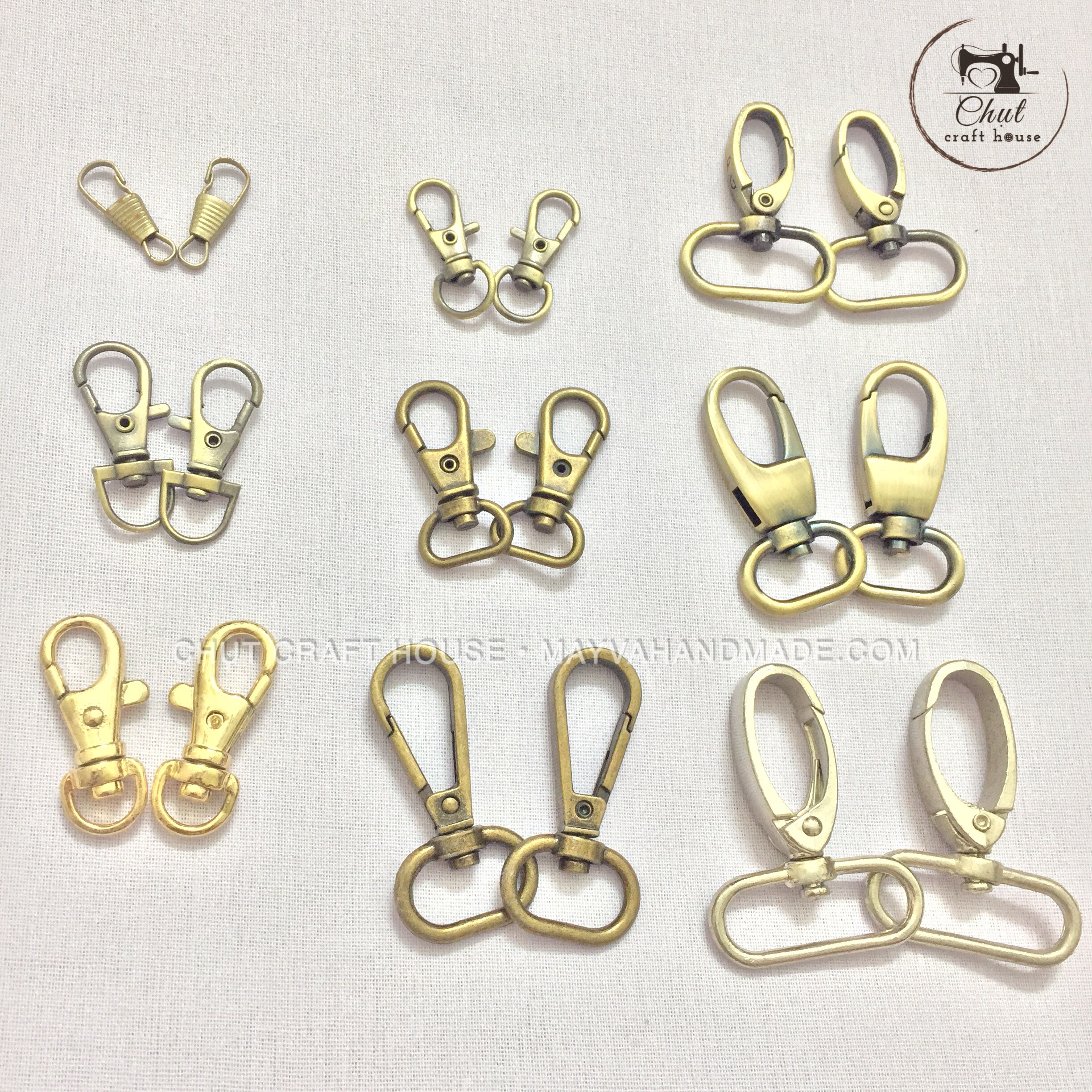 Móc càng cua 1.5cm đồng atimon