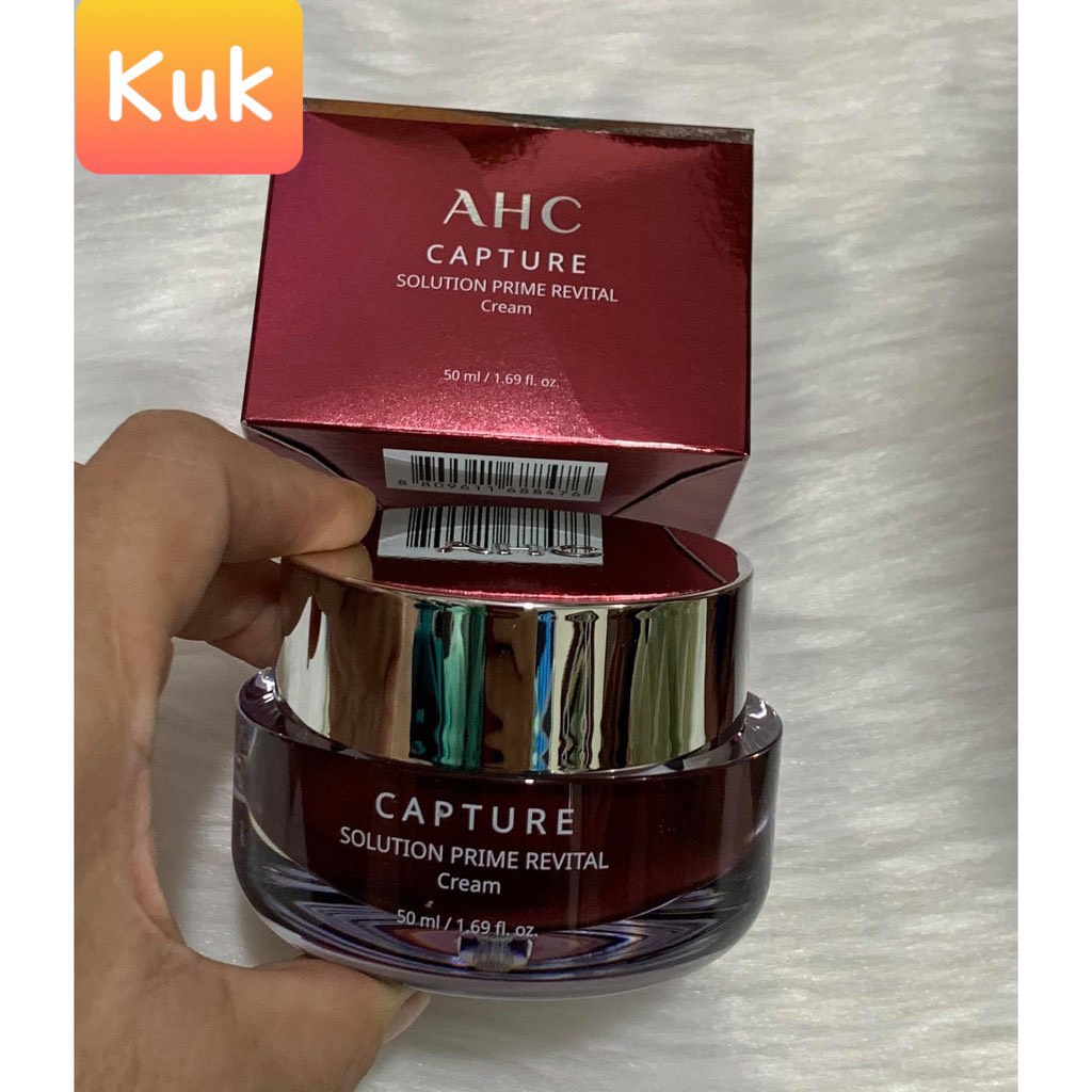 [HCM]Kem dưỡng da chống lão hóa Ahc Capture Solution Max Cream- Màu đỏ