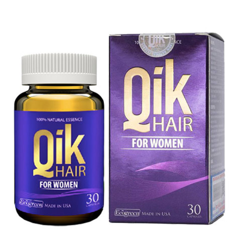 Qik Hair For Women - Hỗ trợ ngăn ngừa rụng tóc và giúp tóc mọc nhanh ở nữ giới