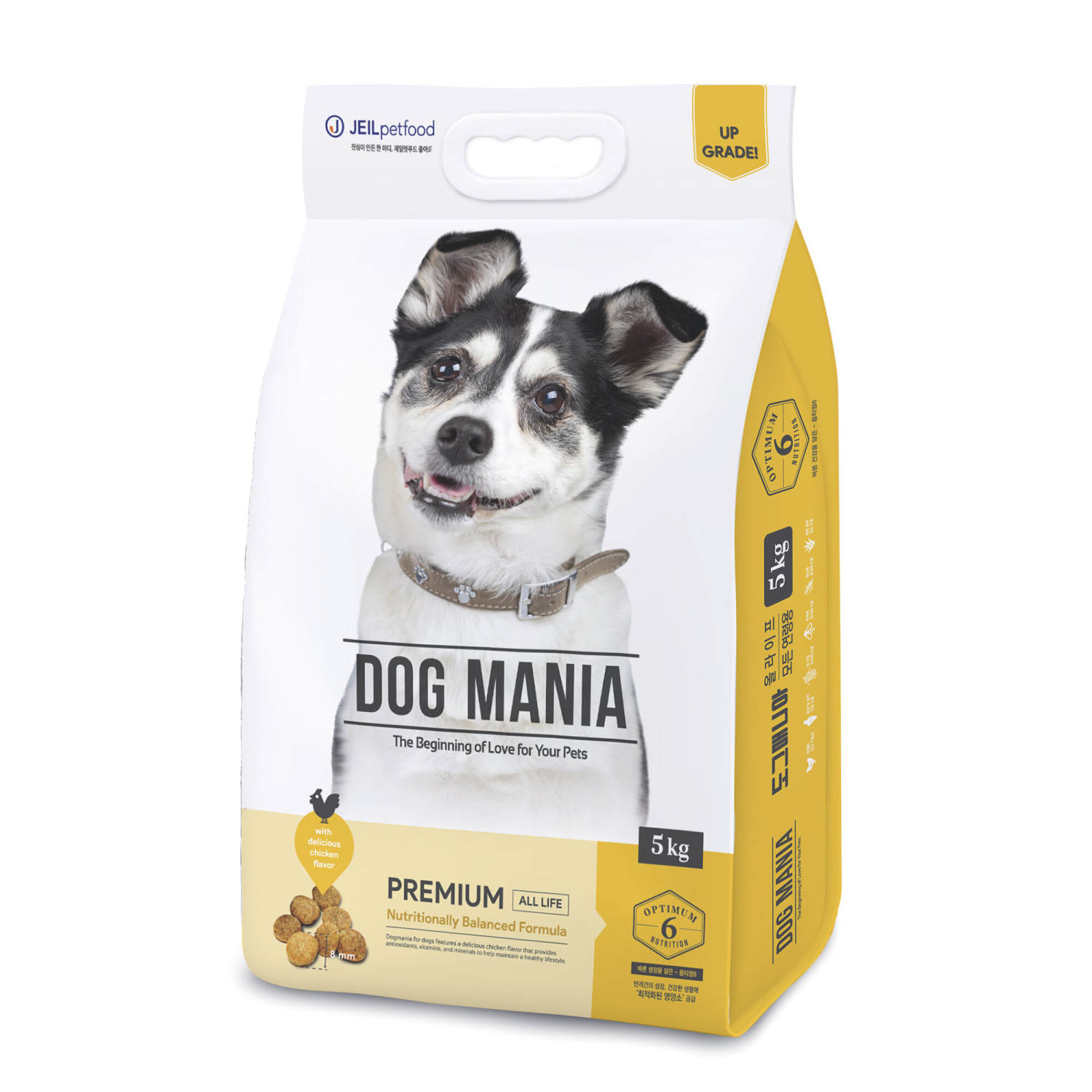 [1kg] Hạt thức ăn khô cho CHÓ MỌI LỨA TUỔI DOGMANIA túi zip 1kg