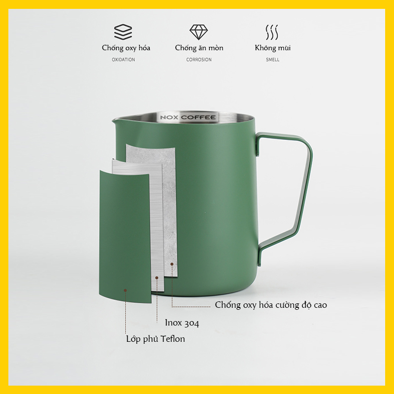 Ca đánh sữa dung tích 350ml - 600ml