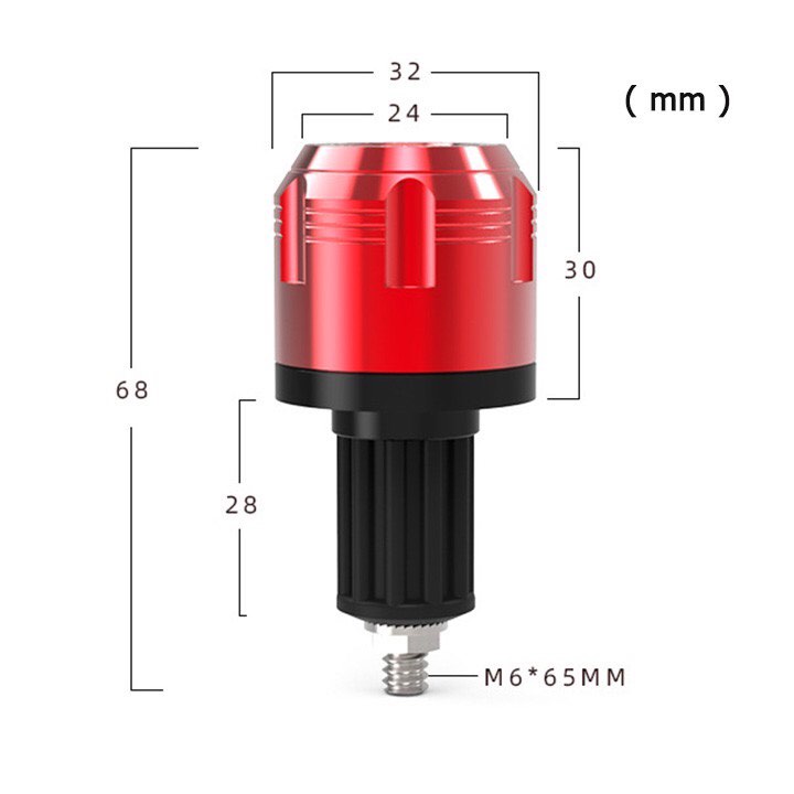 Gù Tay Lái Moto Nhôm CNC [ 1 đôi ]