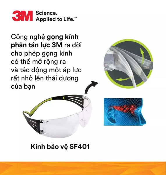 Kính bảo hộ 3M SF401AF
