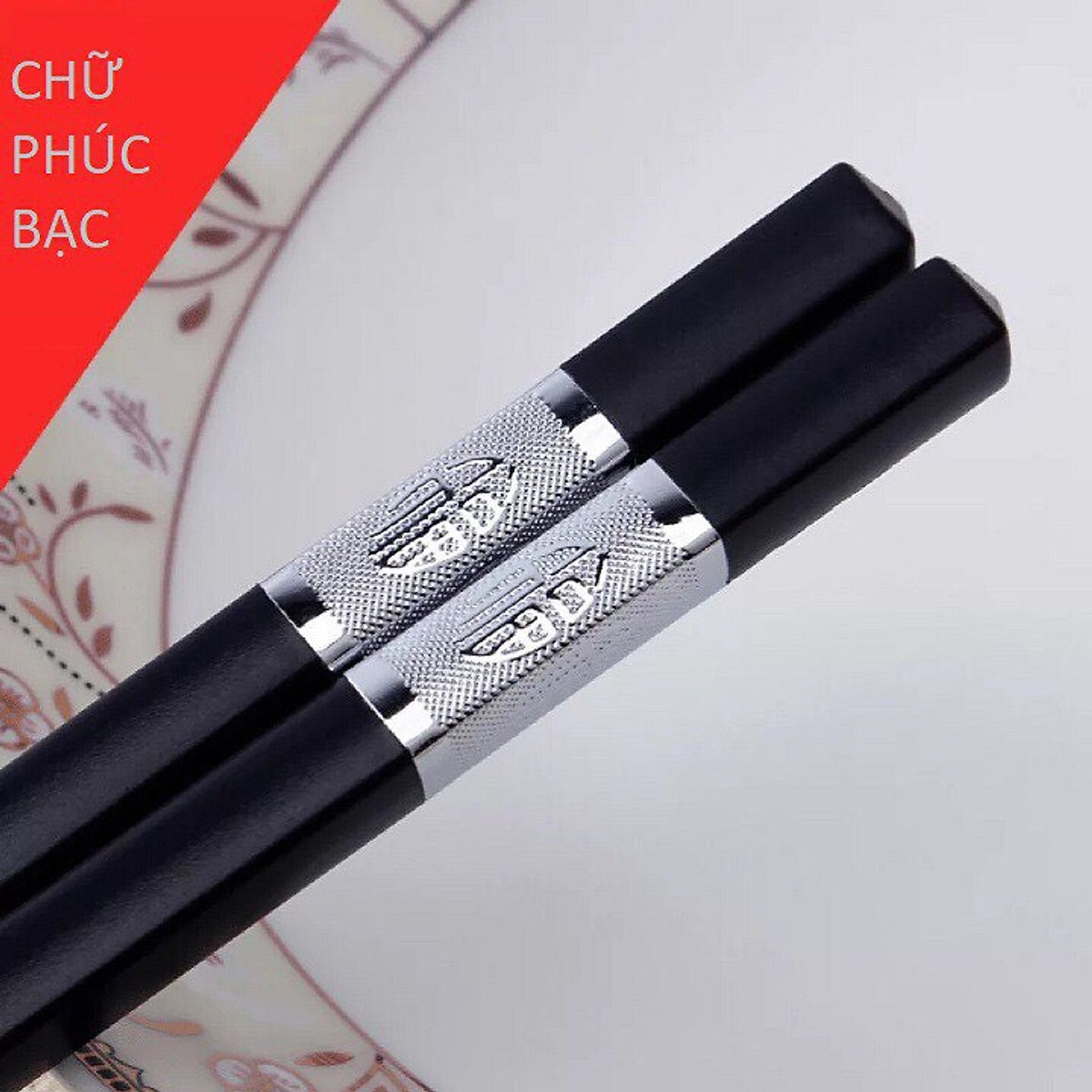 Combo 30 Đôi Đũa Khảm Vàng - Đũa Ăn Ăn Cơm Viền Vàng