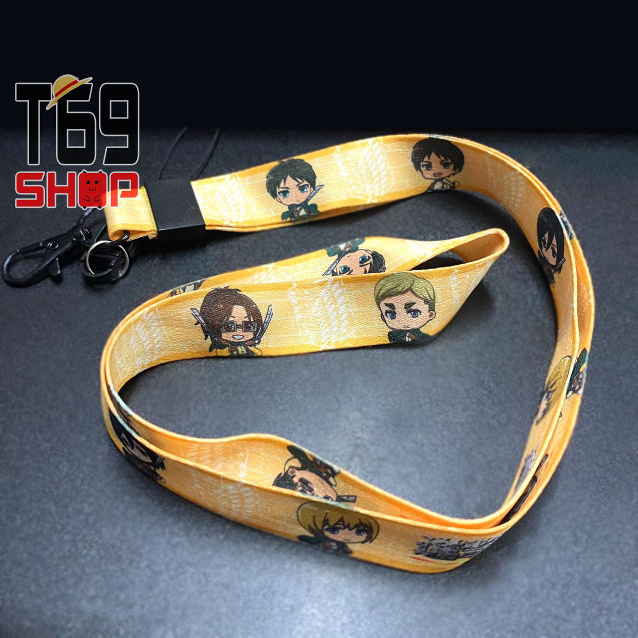 Móc khóa dây strap anime Attack on Titan [T69 Shop]