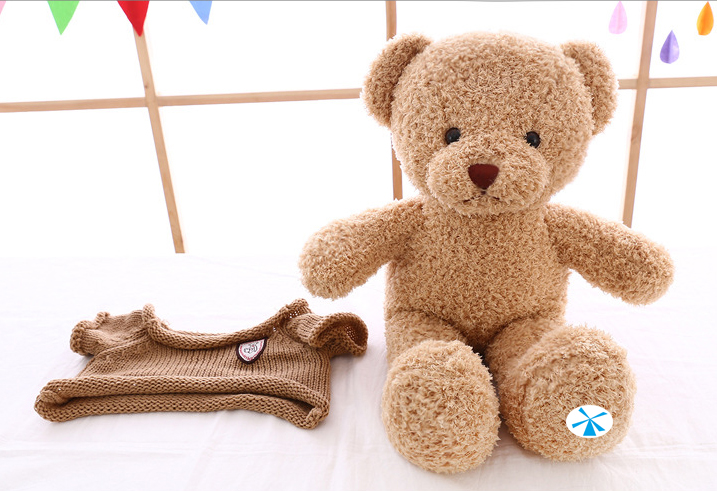 Gấu bông teddy lông xù size nhỏ