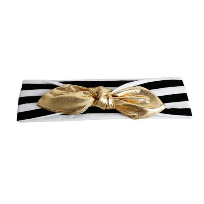 [HCMC] cute yellow striped baby headband