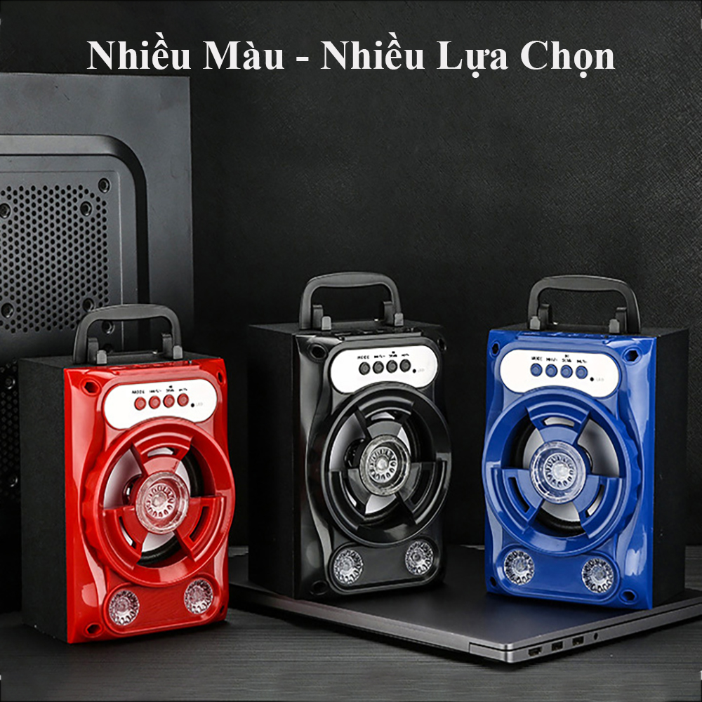 Loa bluetooth hát karaoke mini, âm thanh HIFI cực hay, bass cực chất - Tặng Kèm Micro Karaoke. Bảo hành 24 tháng, lỗi đổi mới 7 ngày .