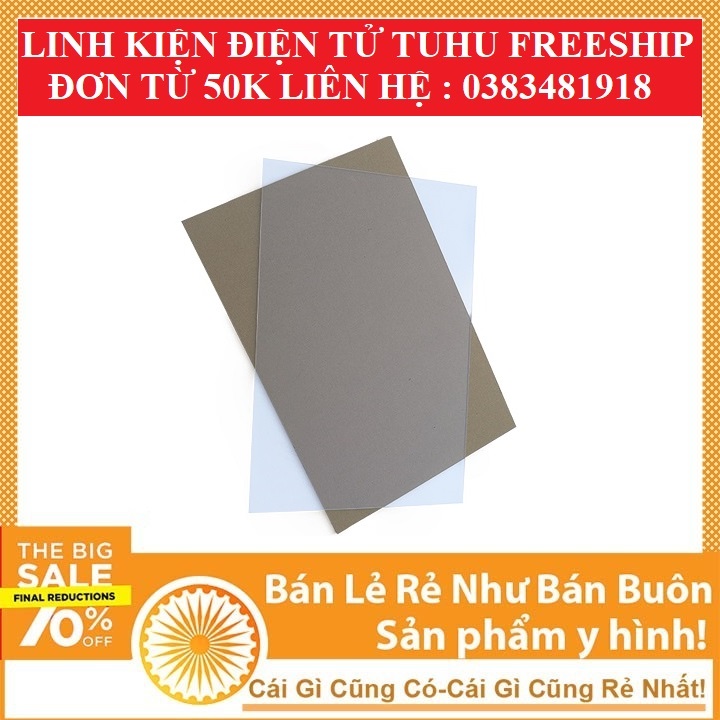 Mica Trong Khổ A4 Dày 2mm (Mica Đài Loan)- Linhkiendientubk