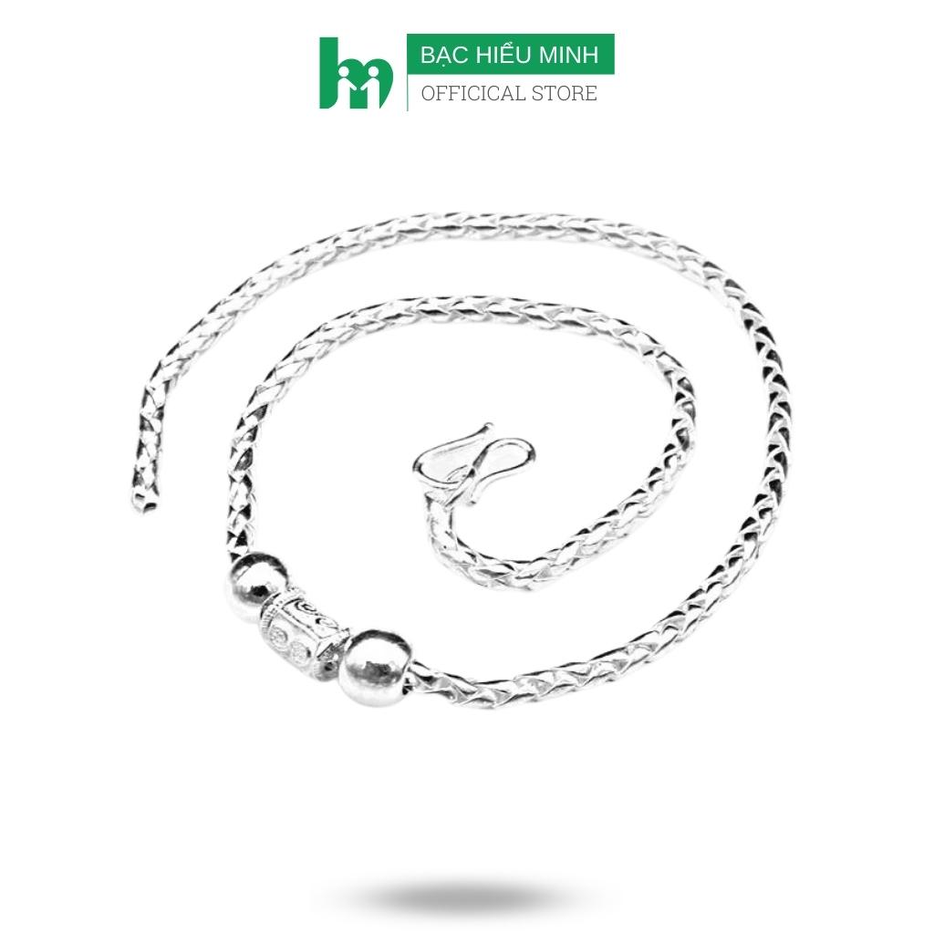Dây chuyền trẻ em bạc hiểu minh dte044