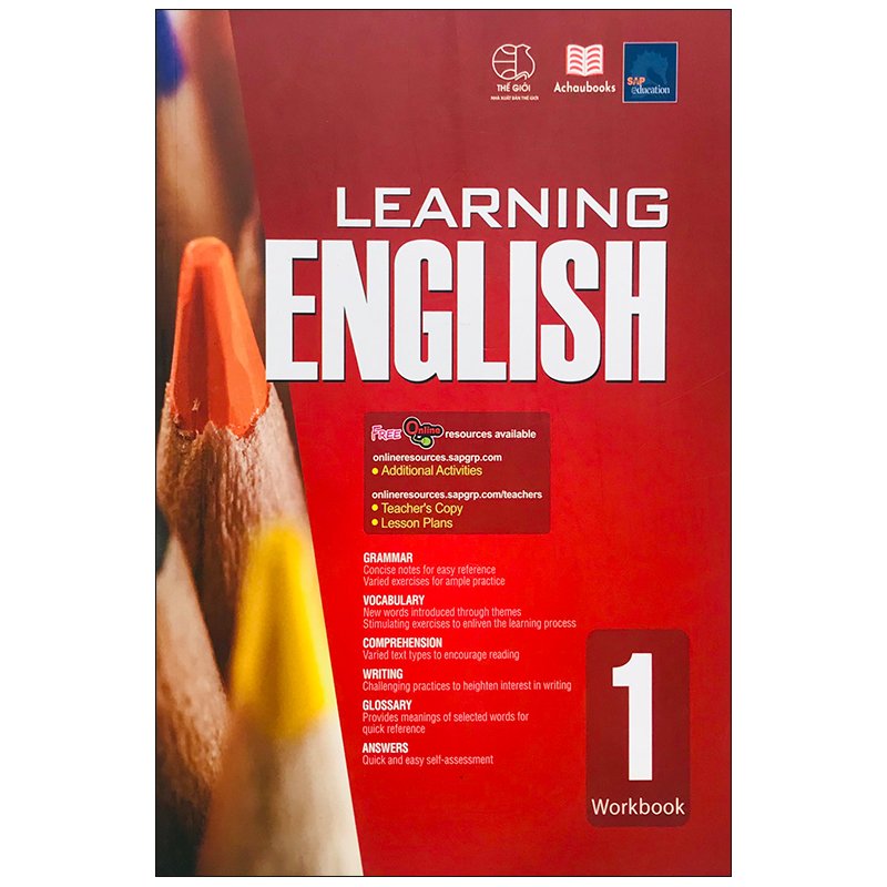 Sách Learning English 1 - ( Dành Cho Trẻ Từ 6 Tuổi ) - Nhà Sách Á Châu Books