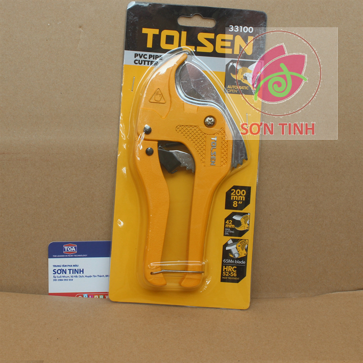 Tolsen dao kéo cắt ống nhựa 42mm dài 8inch 200mm pvc pipe cutter 33100 33001
