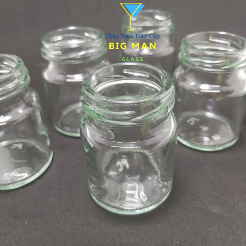 Combo 10 Hũ Thủy Tinh Nắp Thiếc vặn 70ML (Hũ thủy tinh đựng Yến chưng, Hủ thủy tinh đựng dầu dừa, hũ gia vị)