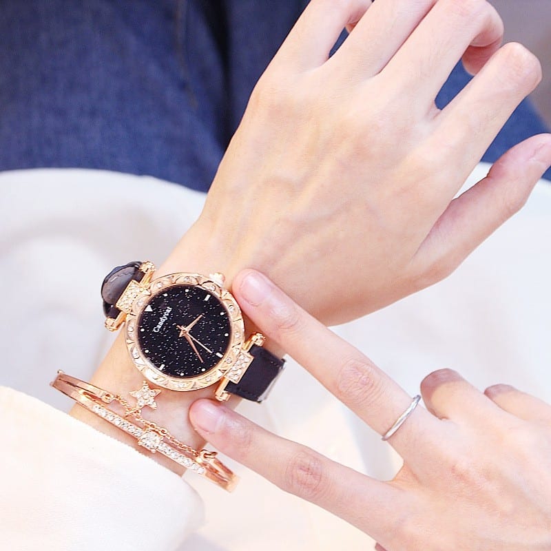 Đồng Hồ  Nữ  Đính Cườm  Thời Trang