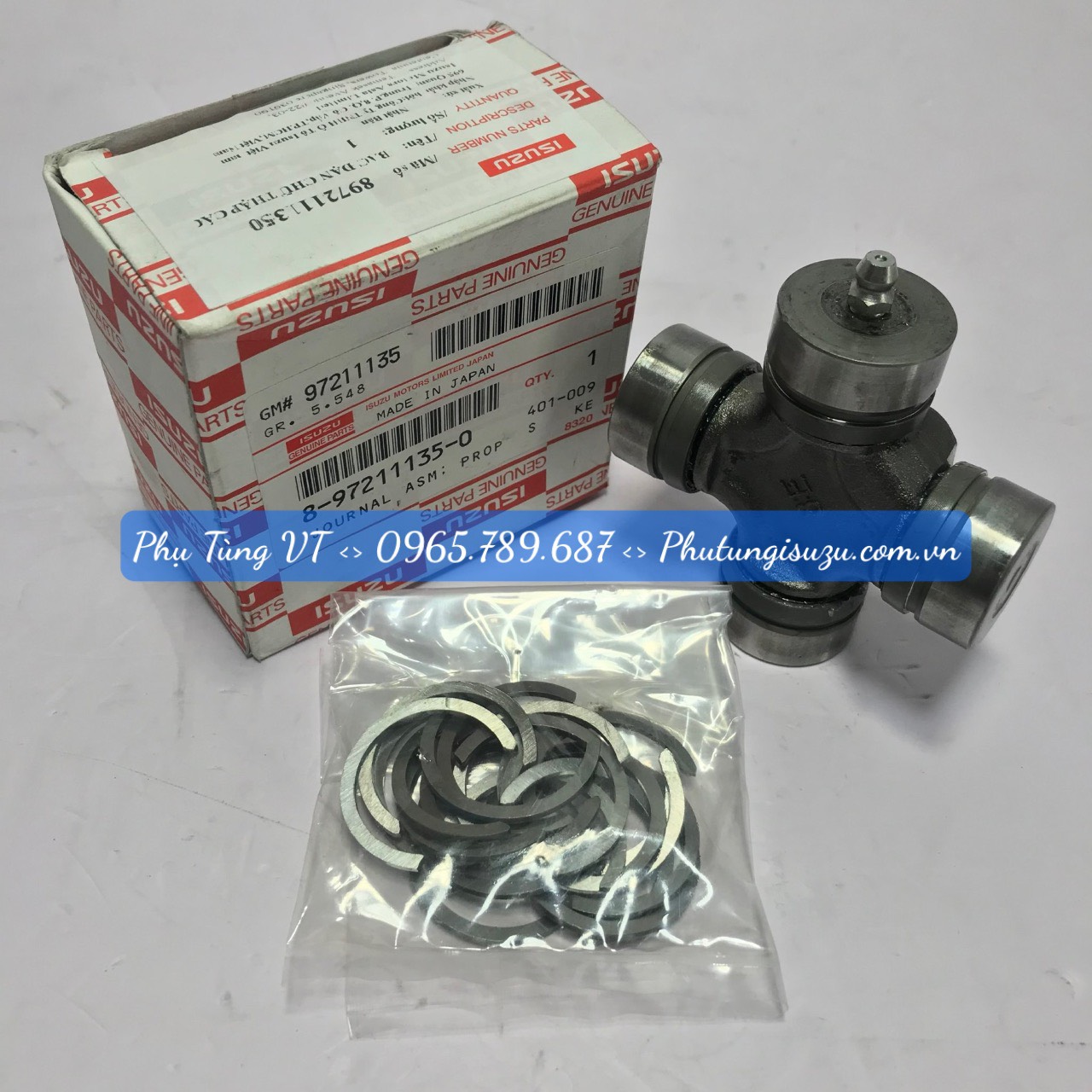 Bi chữ thập các đăng isuzu qkr / nhr / nkr