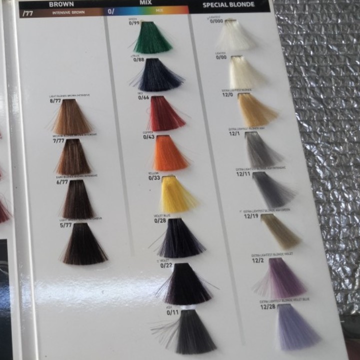 Nhuộm Tóc YOURWAY chưa có oxy Colostar (nhắn tin cho shop để chọn màu khác)