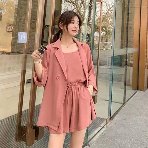 [HCM]set áo nữ 2 dây + quần giả váy thời trang