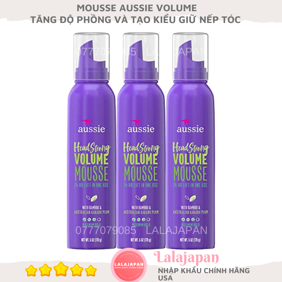 Mousse Aussie Volume xịt tạo kiểu phồng tóc