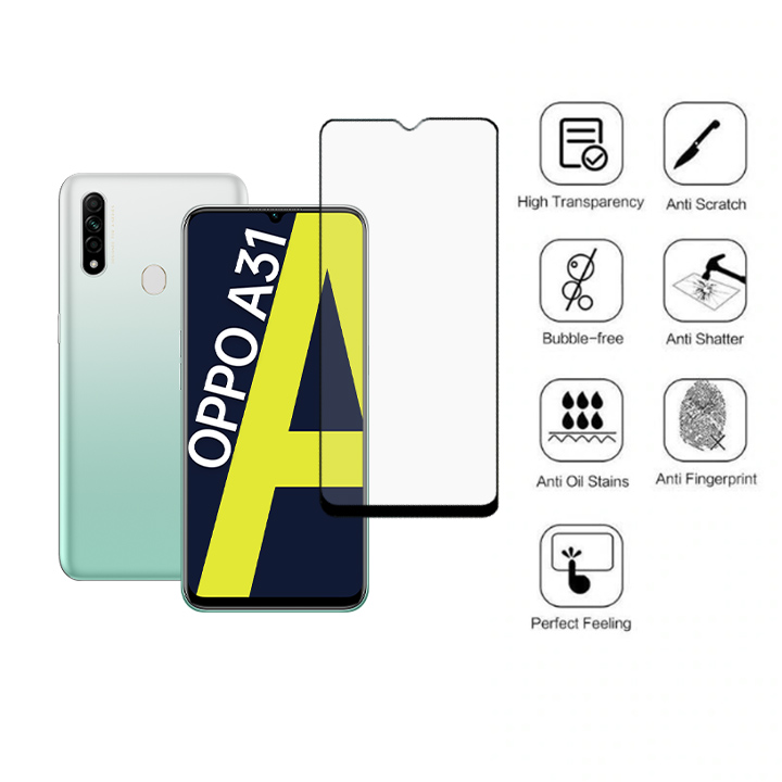 Miếng dán cường lực FULL màn hình OPPO A31