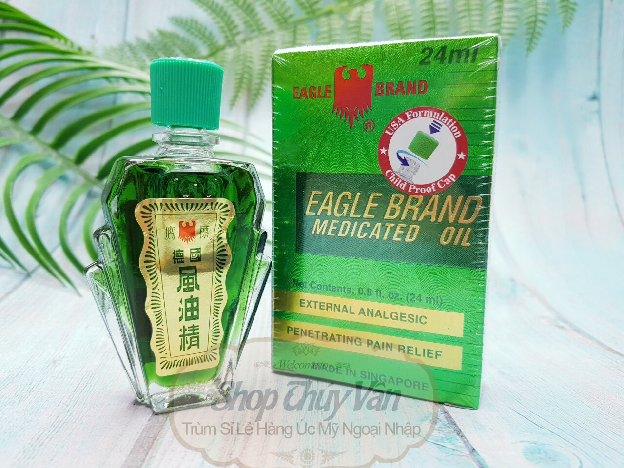 Eagle Brand Medicated Oil [Dầu gió xanh nhập Mỹ date mới]