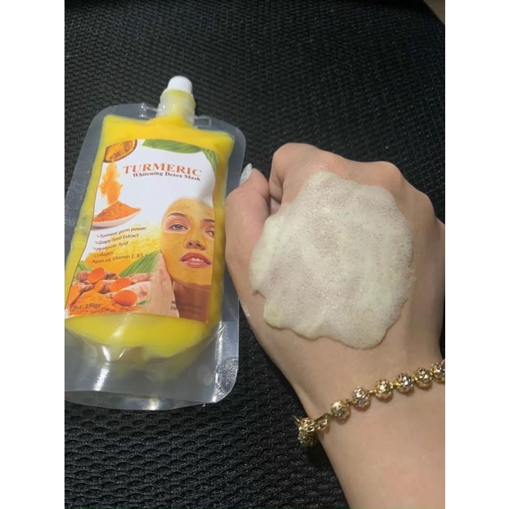 Mặt nạ Mầm NGhệ sủi bọt 150ml thải độc tố sạch da