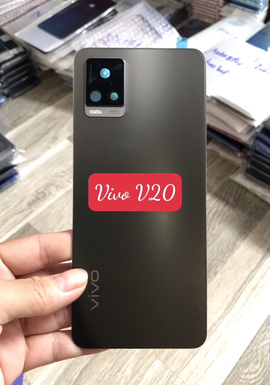 KÍNH LƯNG ĐIỆN THOẠI VIVO V20 ( kính lưng + kính camera)