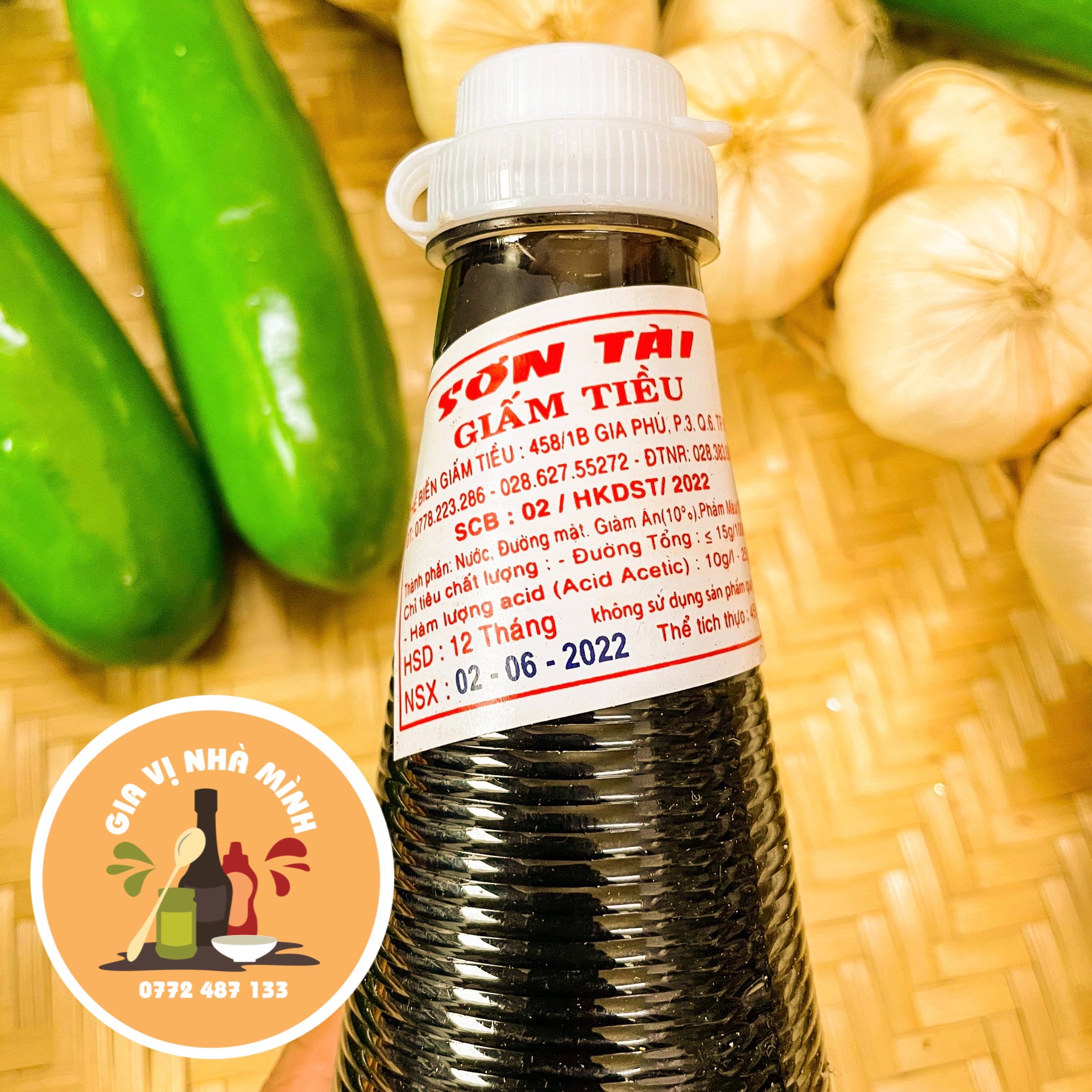 GIẤM TIỀU (DẤM TIỀU) SƠN TÀI 450ML