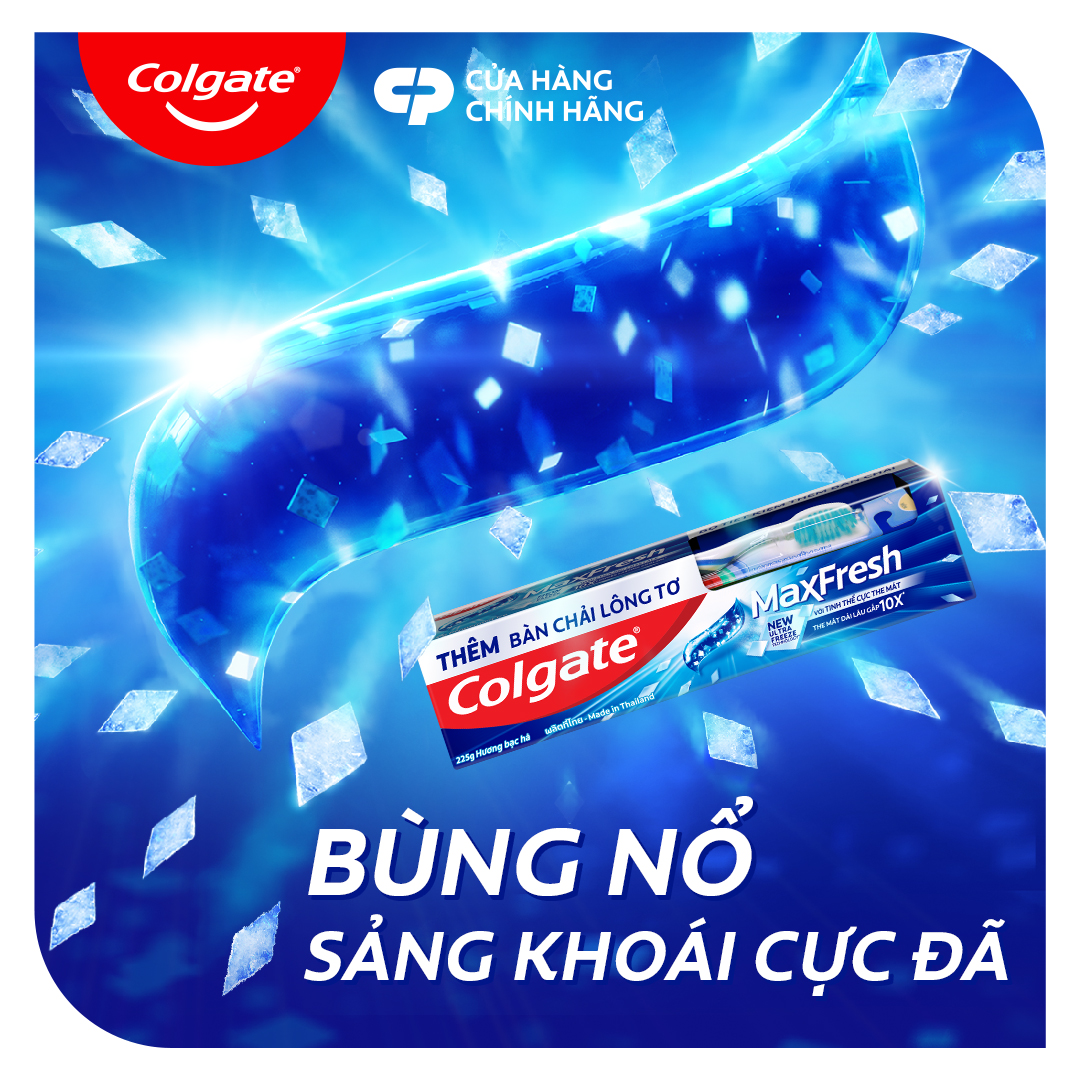 [Chỉ 4.4_Áp 2 tầng Voucher giảm đến 30%] Kem đánh răng Colgate Maxfresh hương bạc hà the mát 180g/tuýp