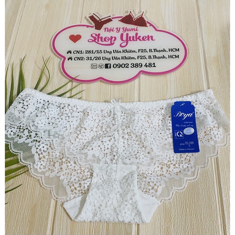 Quần lót ren boya. quần lót nữ ren chất liệu bền, mềm, an toàn cho sức khỏe.