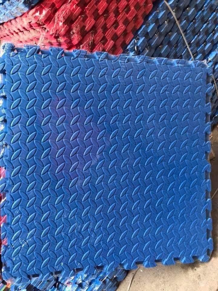 bộ 40 tấm Thảm xốp ghép 1 màu ÂU LẠC cao cấp kt 60 x 60 cm( xanh)