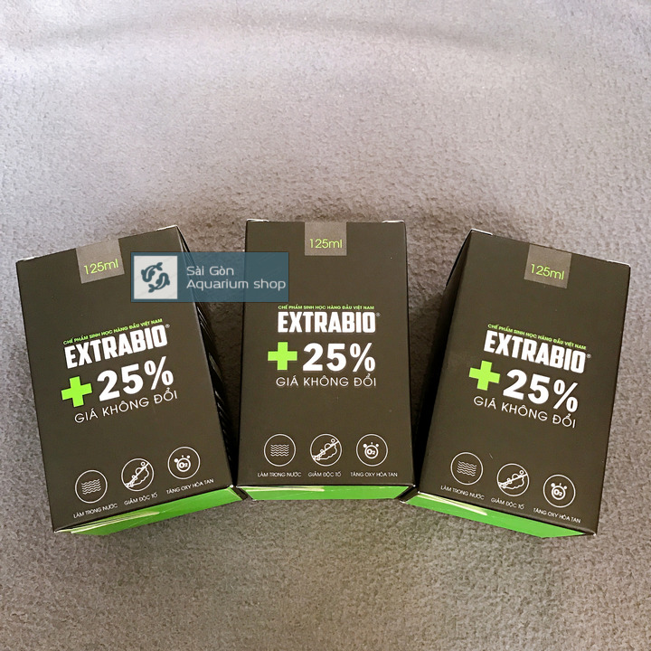 Men Vi Sinh ExTra Bio 125ml, Chế Phẩm sinh Học Cao Cấp Cho Hồ Cá Cảnh, Hồ Thủy Sinh