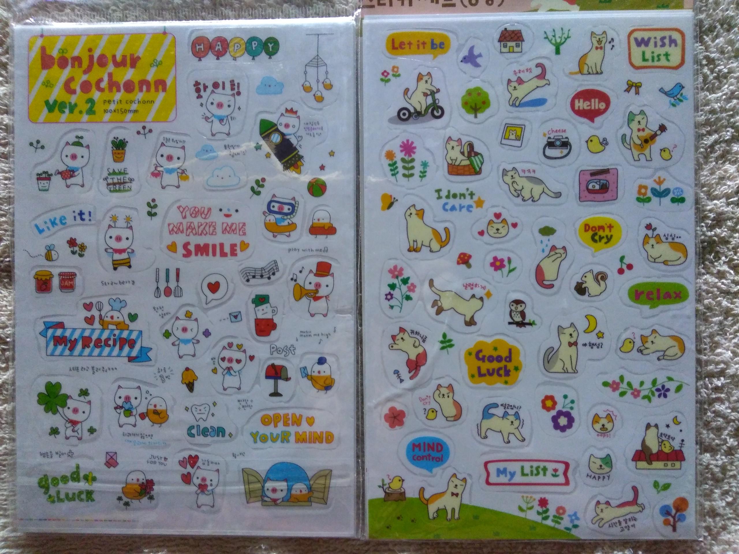 [HCM]Set 3 tấm Sticker L1 giá 10K